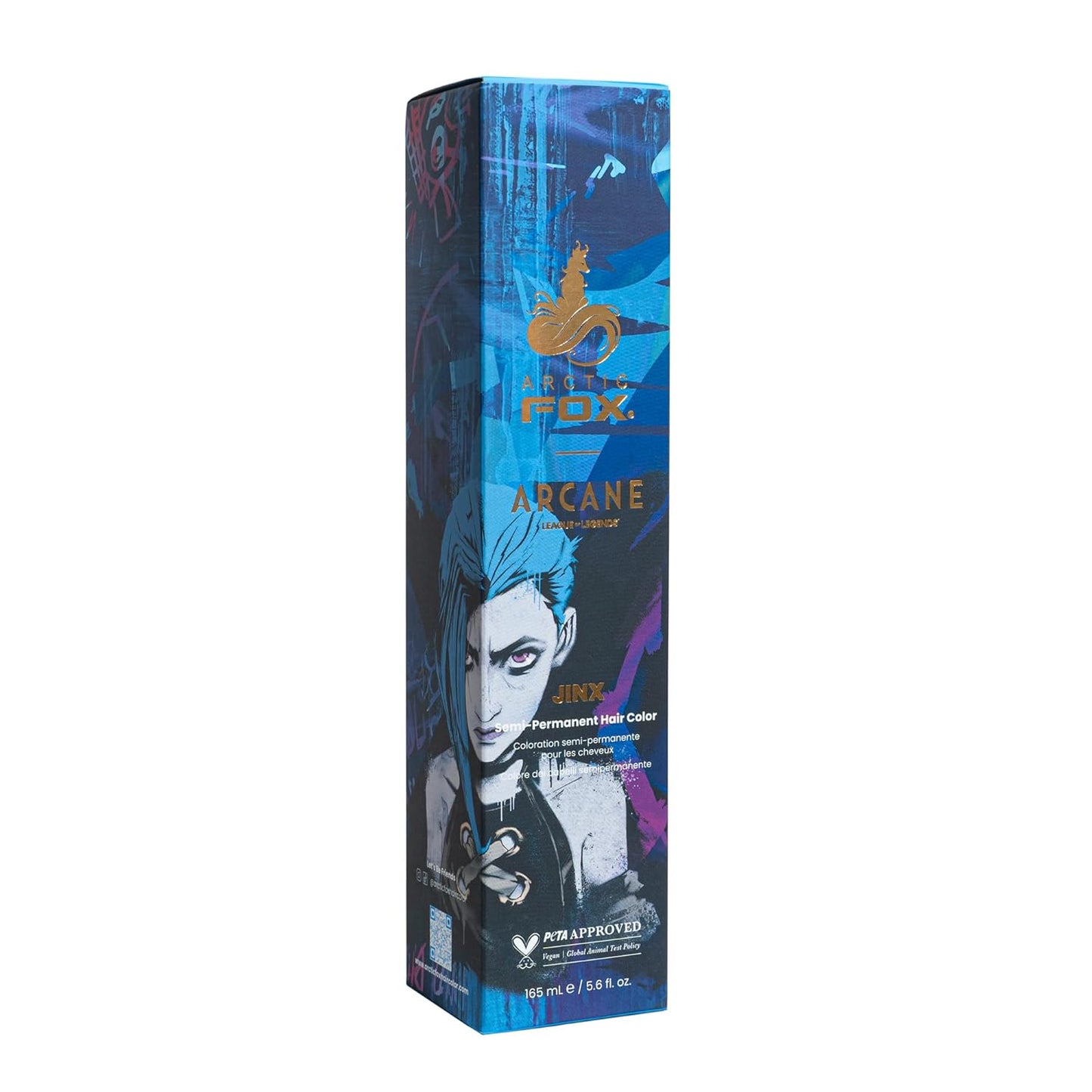 Arctic Fox Semi-Permanent Hair Dye - Vibrant Purple AF Color | Vegan, Ammonia-Free, 4 Fl Oz