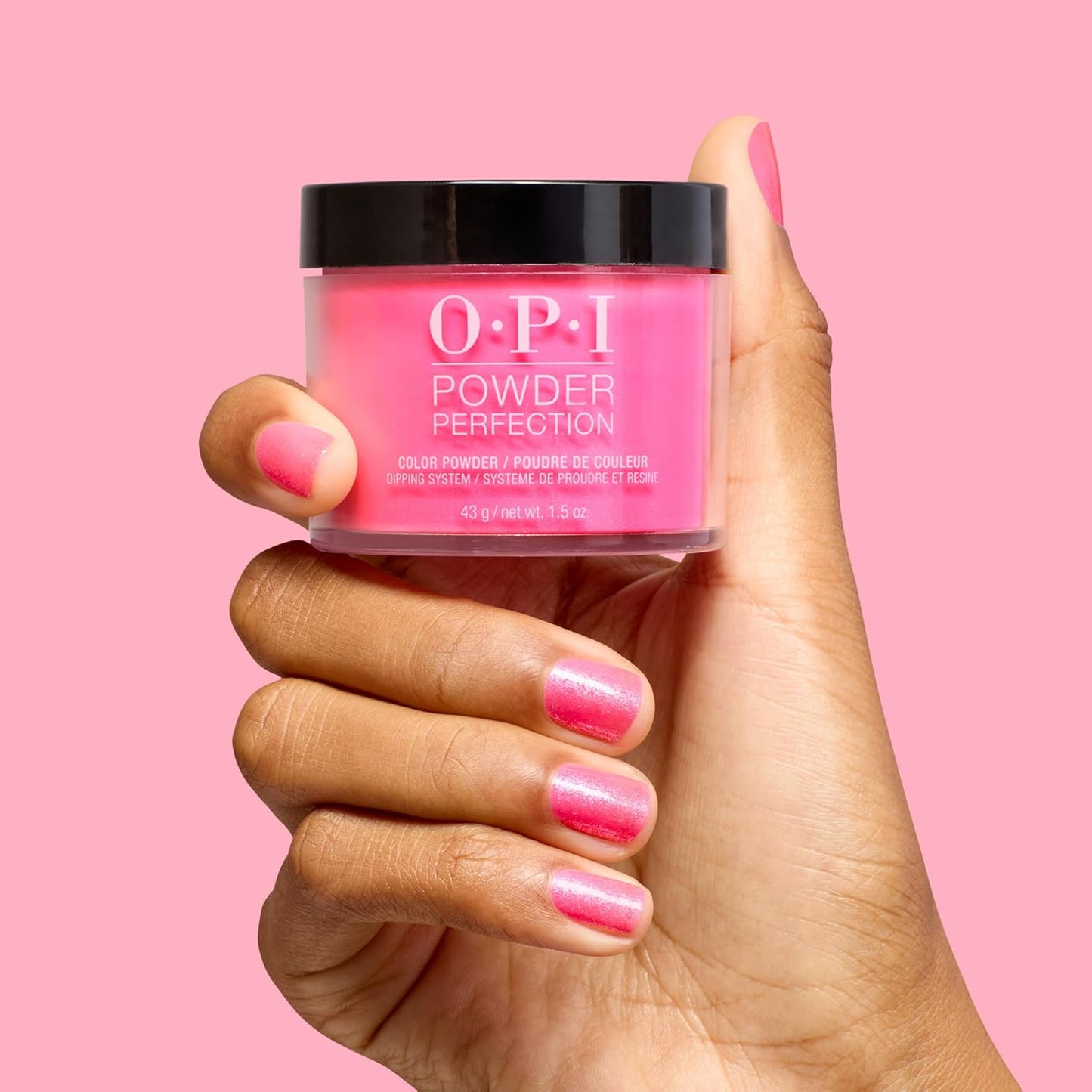 OPI Powder Perfection Nail Dipping Powder - Opaque Crème Finish | Long-Lasting High-Shine Wear | Trip to the Brite Side | Summer 2026 Collection