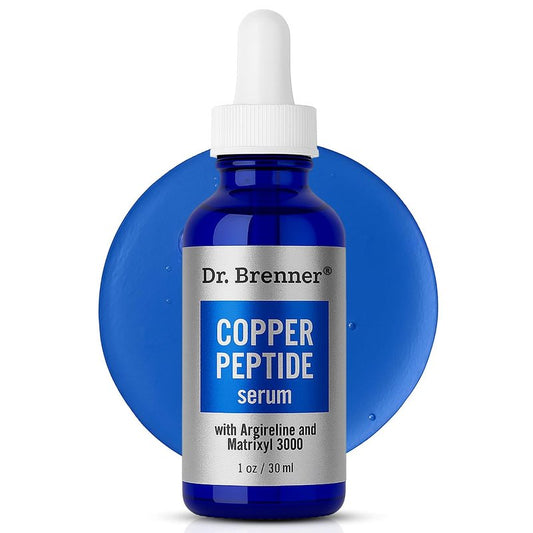 Dr. Brenner Copper Peptide Serum - Anti-Aging Moisturizer with GHK-Cu, Argireline & Matrixyl 3000 | 1 oz.