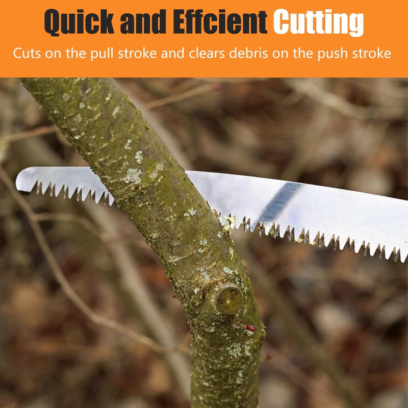 15-Inch Pole Saw Blade Replacement for Fiskars Pruning Saws and Tree Pruners, Garden Saw Blade for Tree Pruning and Wood Cutting with Tooth Design