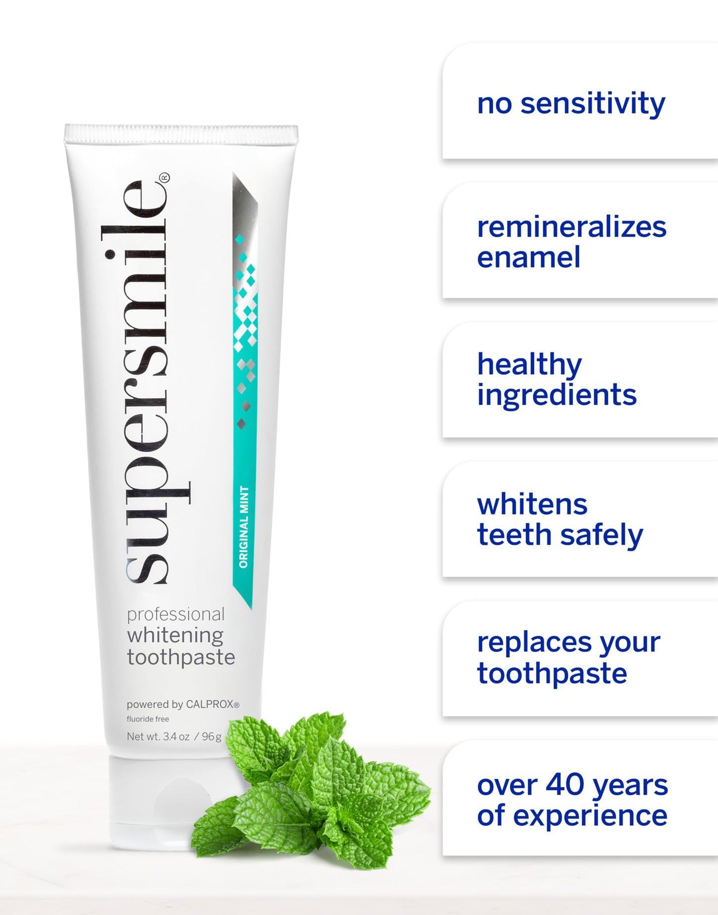 Fluoride Free Original Mint 3.4 oz