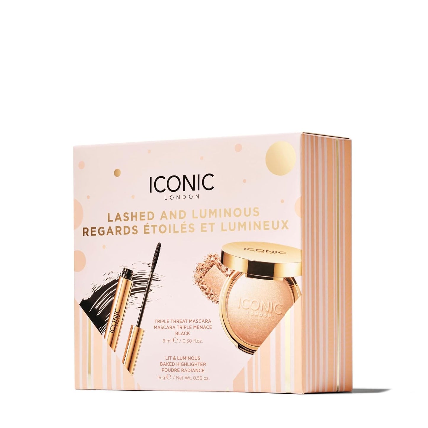 ICONIC LONDON Makeup Set - Natural Glow & Radiant Highlight | Travel-Friendly, Vegan & Cruelty-Free