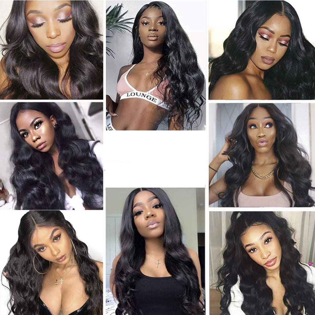 HeioWuio Body Wave Brazilian Remy 1 Bundles Hair Extensions For Women Weaves Double Weft Human Bundles 16 Inch