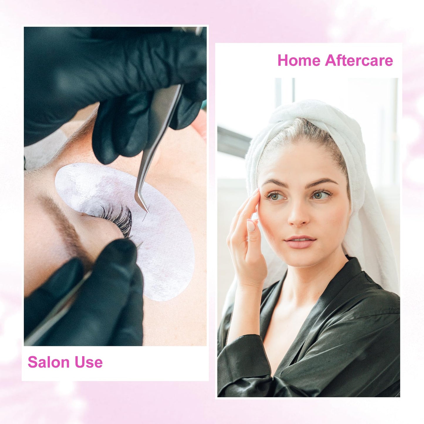 AuReve Lash Shampoo Concentrate 30ml Lash Cleanser Concentrate Add Hyaluronic Acid Oil-Free Lash Extension Shampoo Perfect for Salon，Cherry Blossom