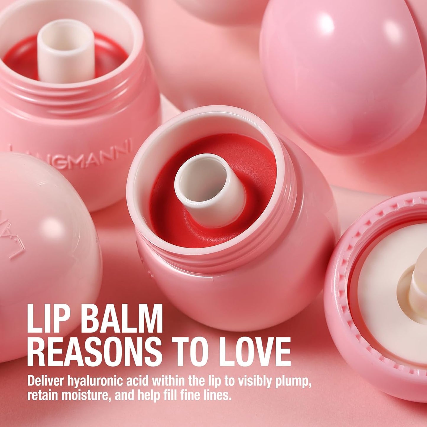 LANGMANNI Pudding Glow Lip Balm - Hydrating Tinted Lip Gloss for Nourished, Glowing Lips | 0.28 Oz