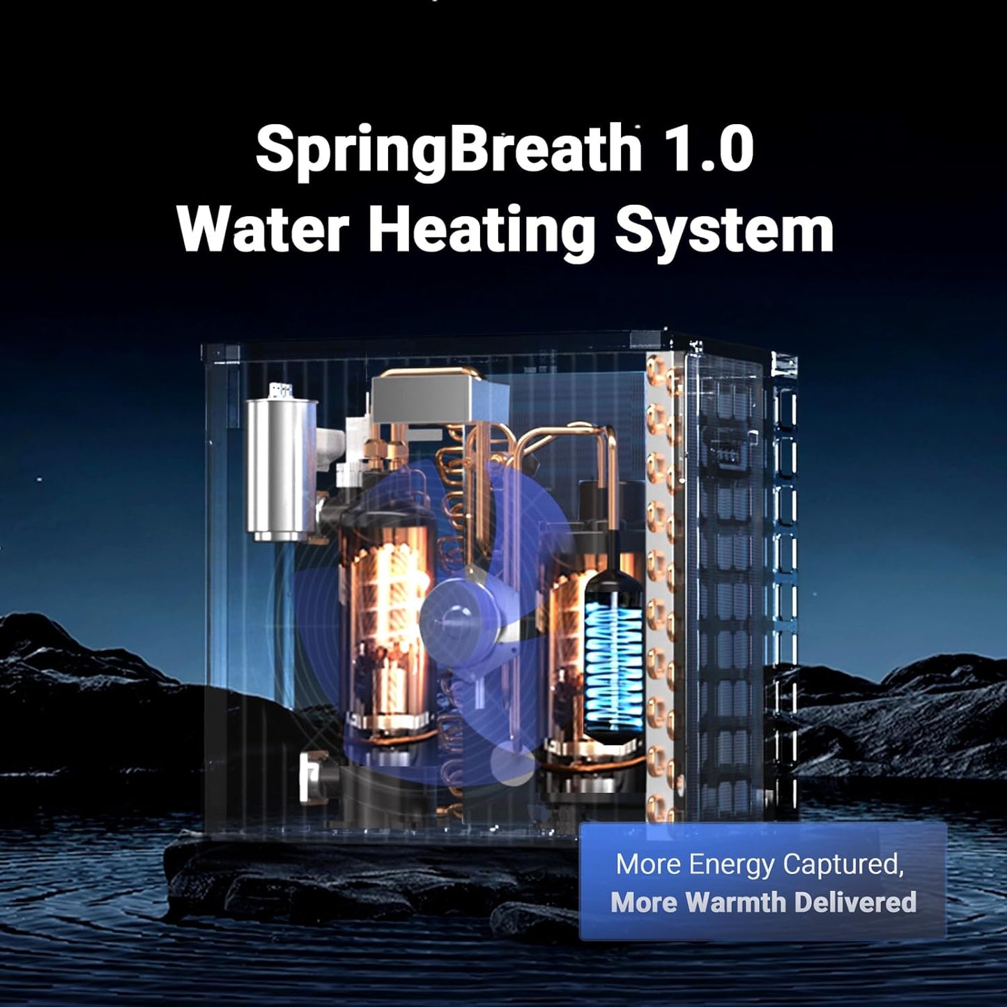 H5 Swimming Pool Heat Pump - 18,000 BTU | High Efficiency, Smart WiFi Control, 5,000 Gal Capacity