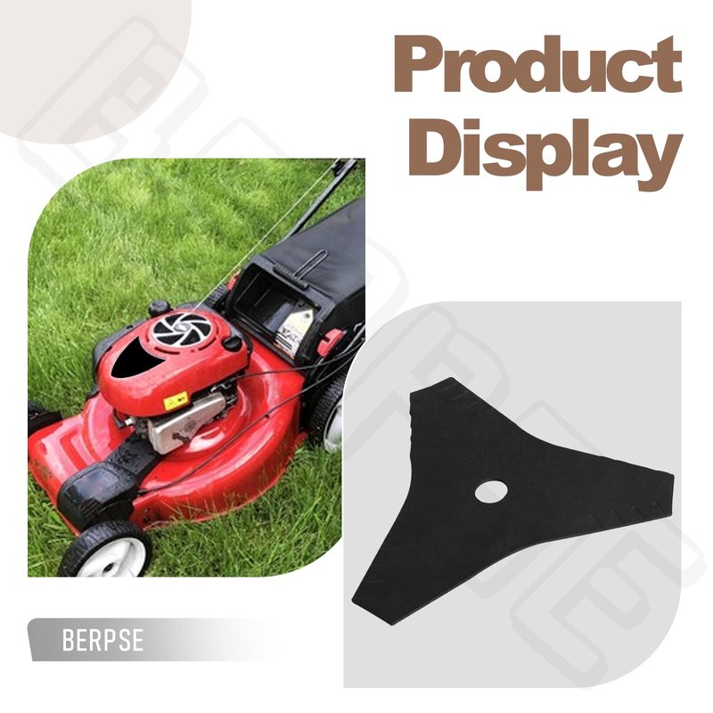 BERPSE (2 Pack) 530402967 3-Point Electric Edger Blade 8-1/2 Inch Compatible with Husqva-RNA Craftsman Jonsered Cutting and Edging Grass, Replaces 85718