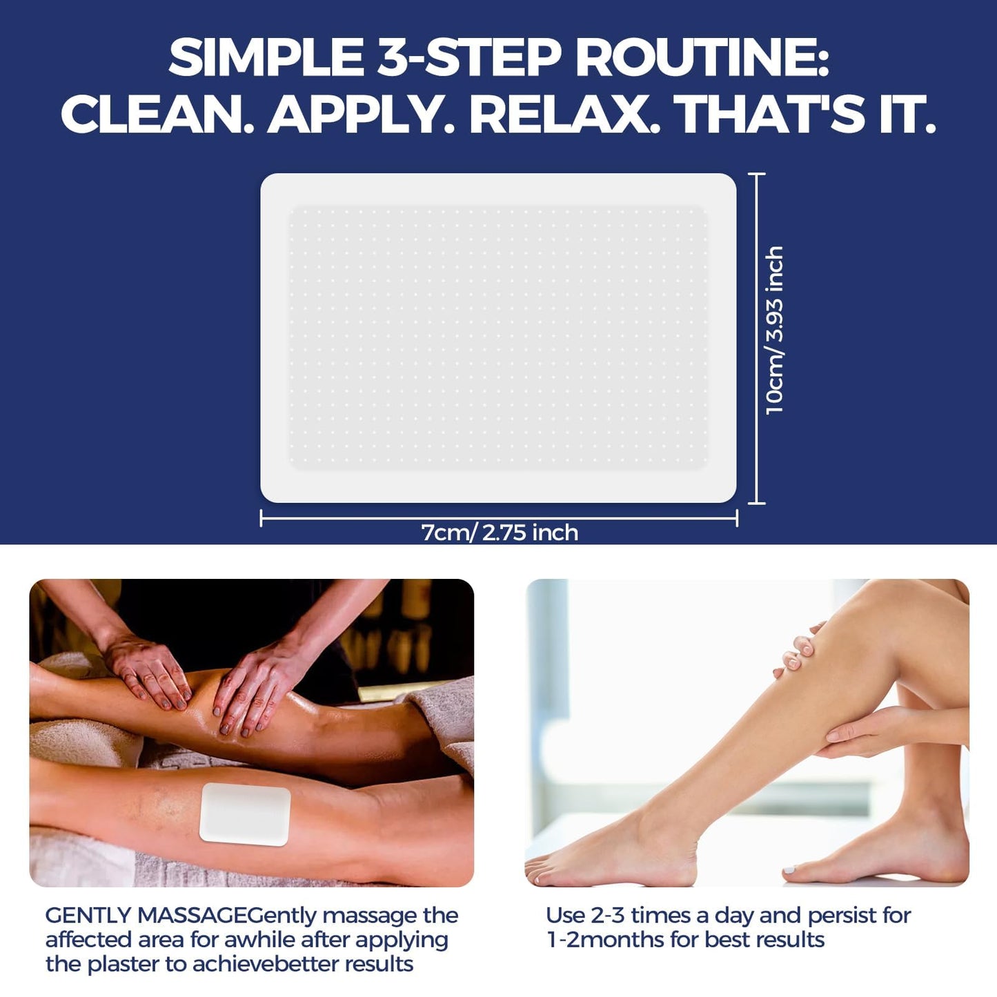 ROBAUN Vein Target Microdarts Patches for Legs- 1 Box