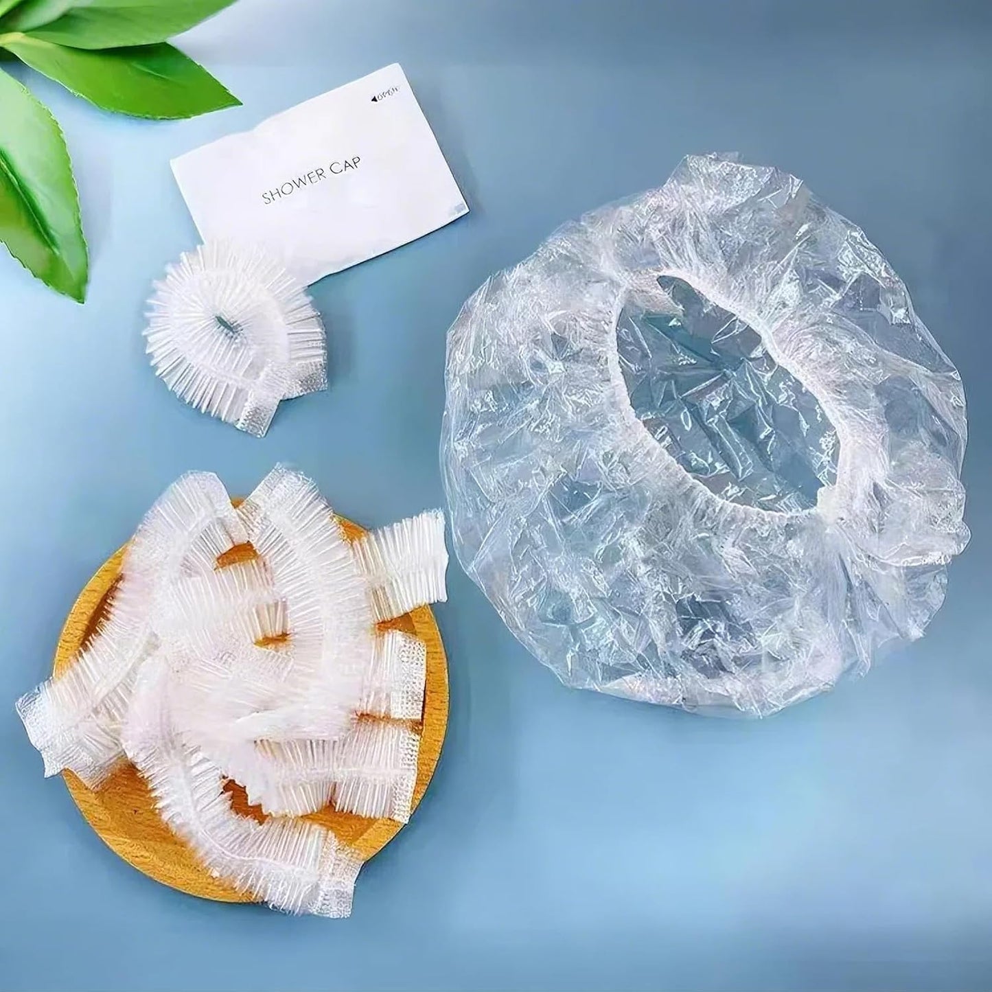 Disposable Shower Caps - 200PCS Thick Waterproof Hair Caps for Men & Women | Reusable Travel Essentials for Spa & Home Use