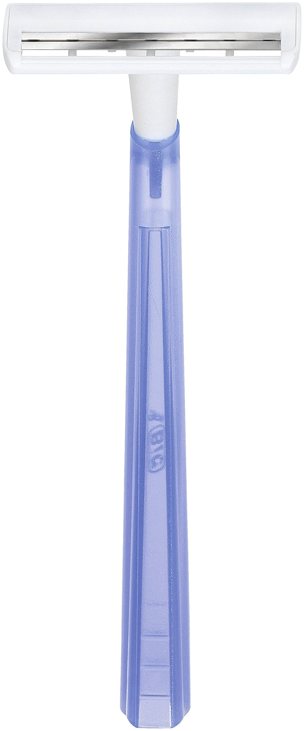 BIC Twin Lady Sensitive Razors, Disposable Razors with Two Blades for a Smooth and Precise Shave, Pack of 15