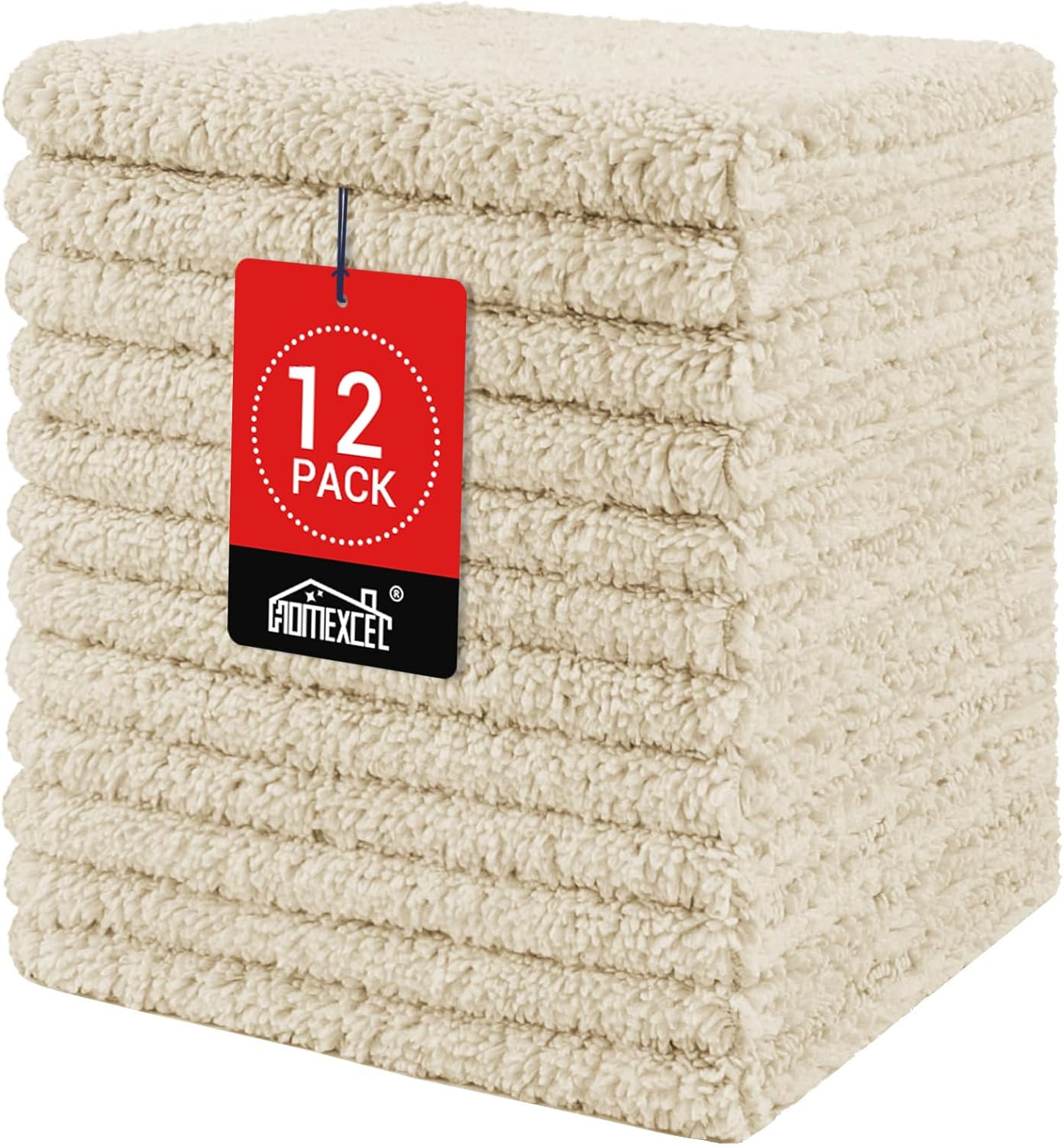 Quick Drying Face Towels - Super Absorbent Wash Cloths for Body & Face | Pink, Light Blue, Green, Navy Blue