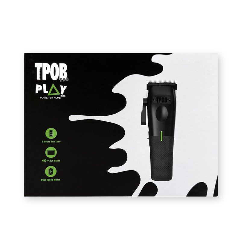 TPOB Mini Play Professional Hair Clippers Without Charge Stand (Black)