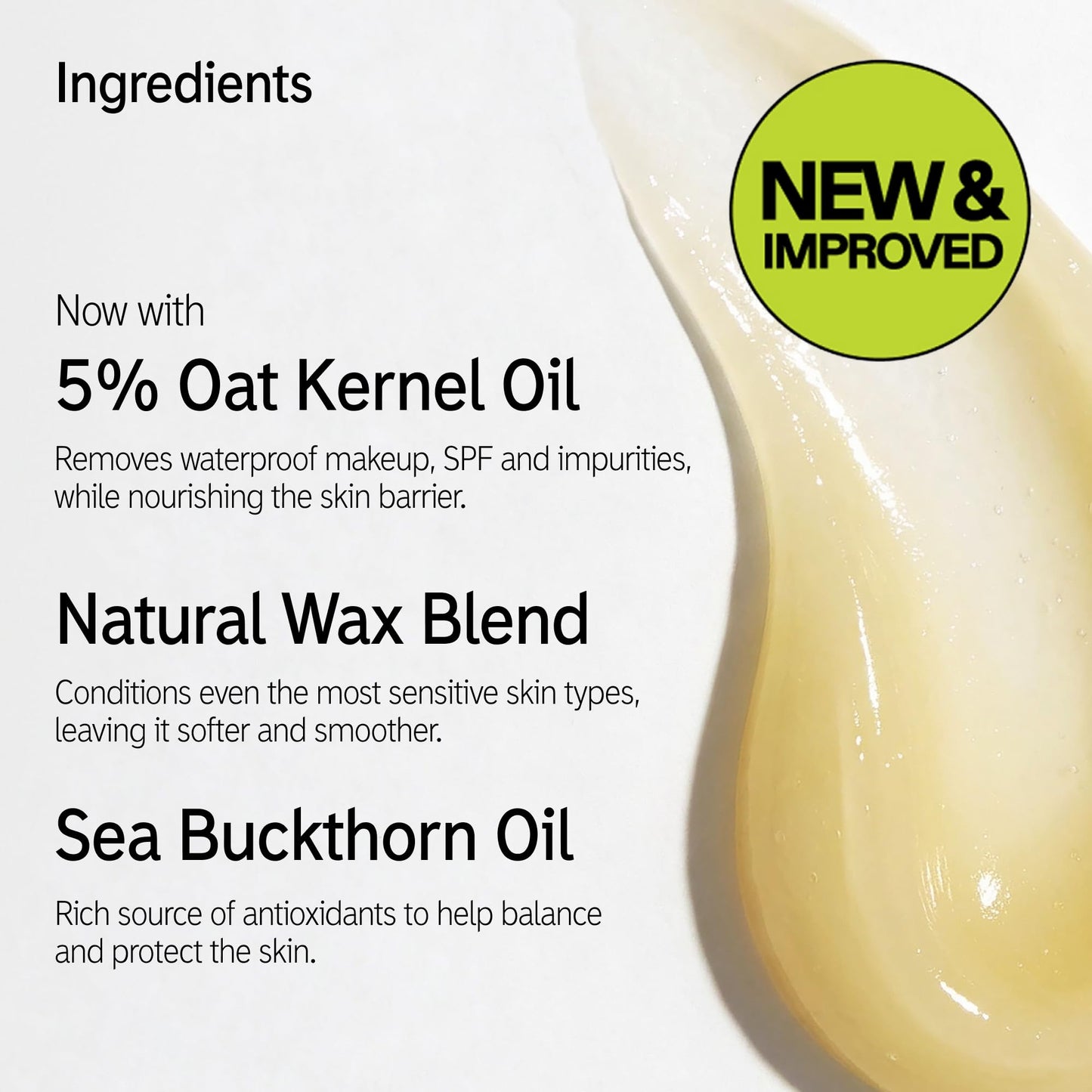 The INKEY List Oat Cleansing Balm 5 fl oz - New & Improved Formula