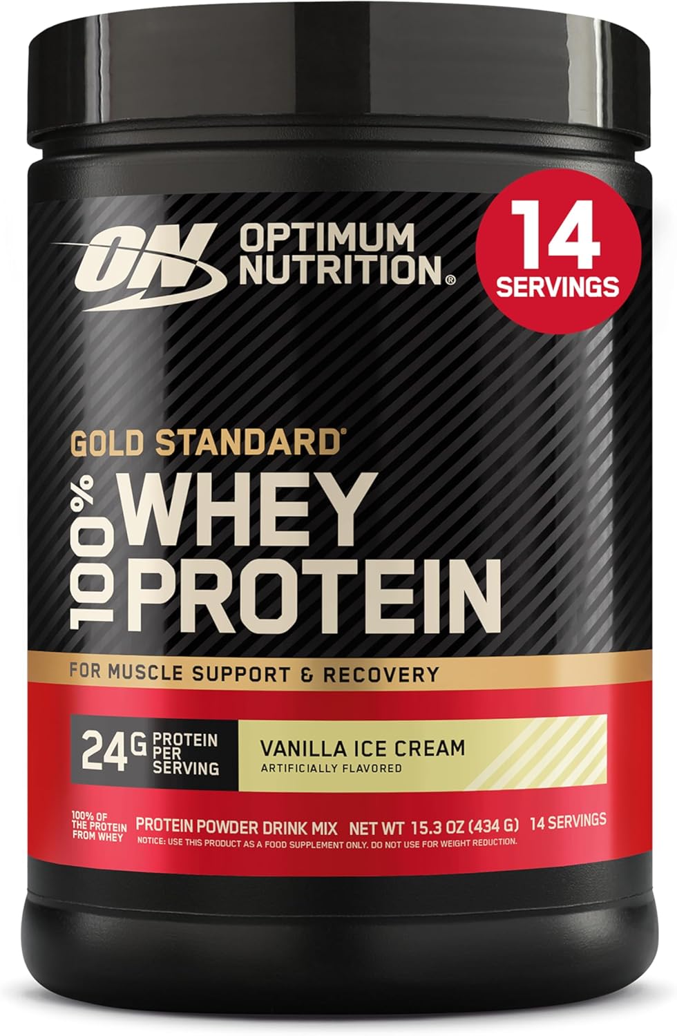 Optimum Nutrition Whey Protein Powder - Double Rich Chocolate Flavor | 1.98 lb Size