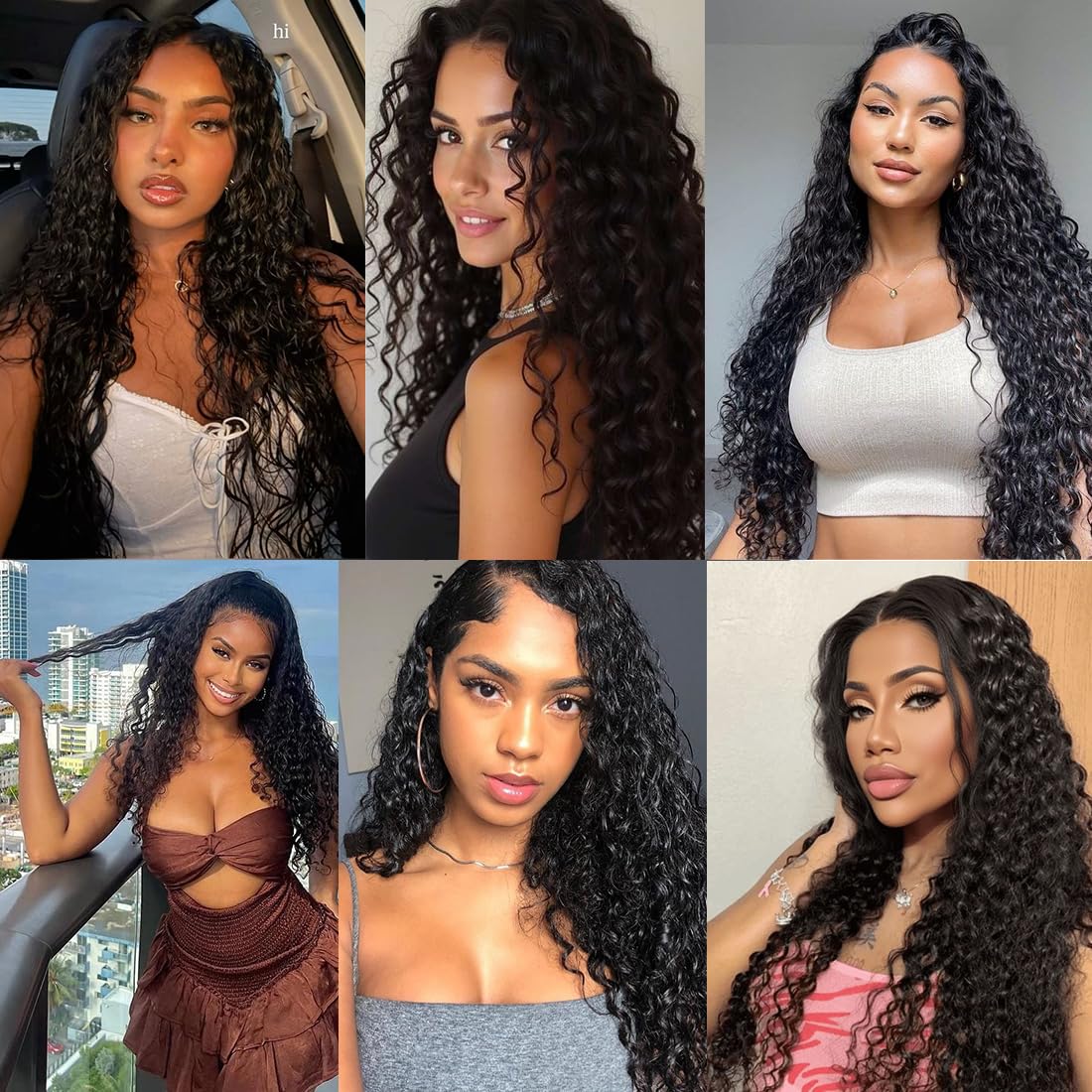 Pre-Separated Feather Crochet Human Hair Natural Black Extensions Deep Wave 18 Inch Invisible Crochet Hair for Black Women
