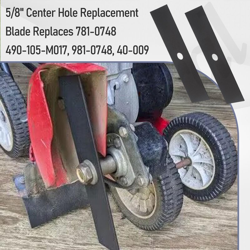 Fennoral 2 Pack 781-0748-0637 5/8" Center Hole Replacement Blade Compatible with MTD Troy-Bilt 781-0748 981-0748 40-009 490-105-M017, TB554, TEB515