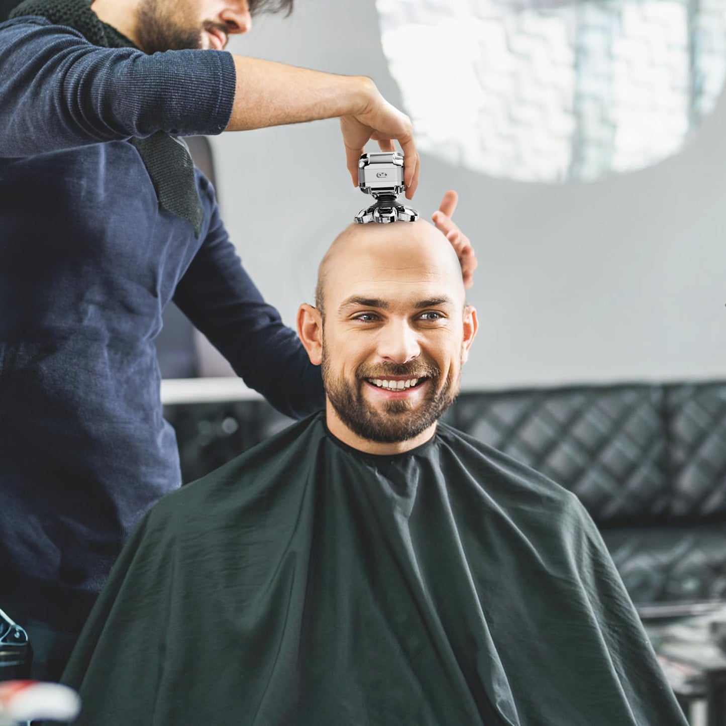 Head Shaver for Bald Men,2024 Upgrade 8-in-1 Men’s Electric Shaver Bald Head Shaver for Men,Electric Razor for Bald Men IPX7 Waterproof Rotary Shaver Grooming Kit with LED Display