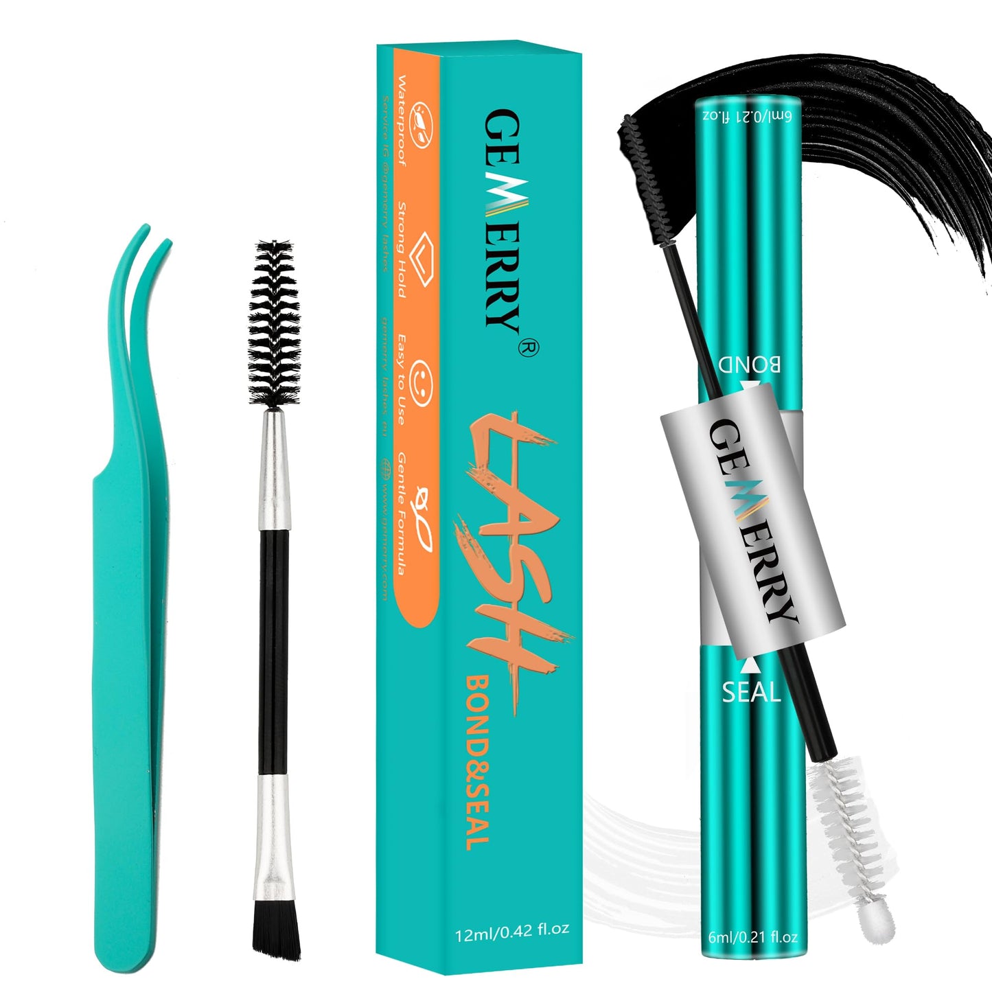 Eyelash Extensions Individual Lashes 0.07 D Curl 15-20mm Mixed Classic Lash Extensions Single Eyelashes Supply by GEMERRY (0.07-D, 15-20mm Mix)