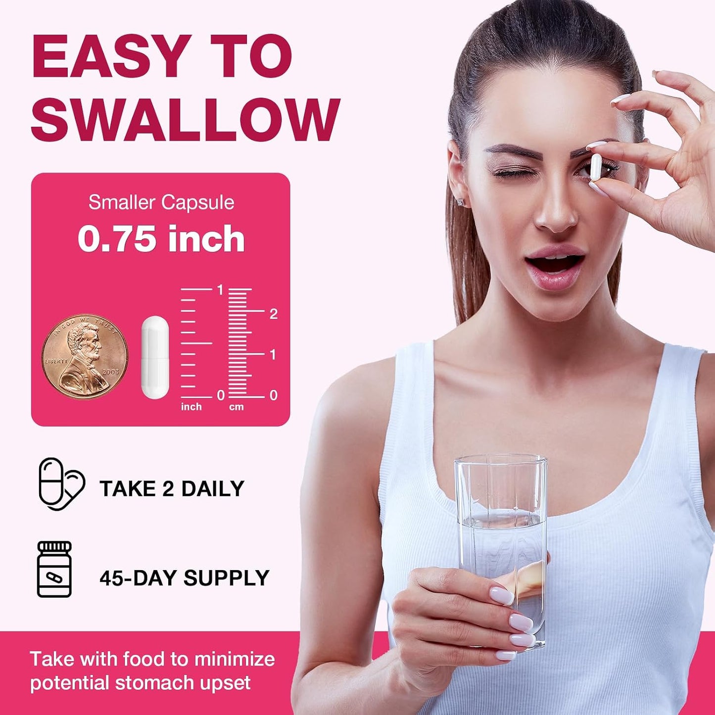 Probiotics for Women | Vaginal Health Support with Cranberry & D-Mannose - 90 Vegan Capsules