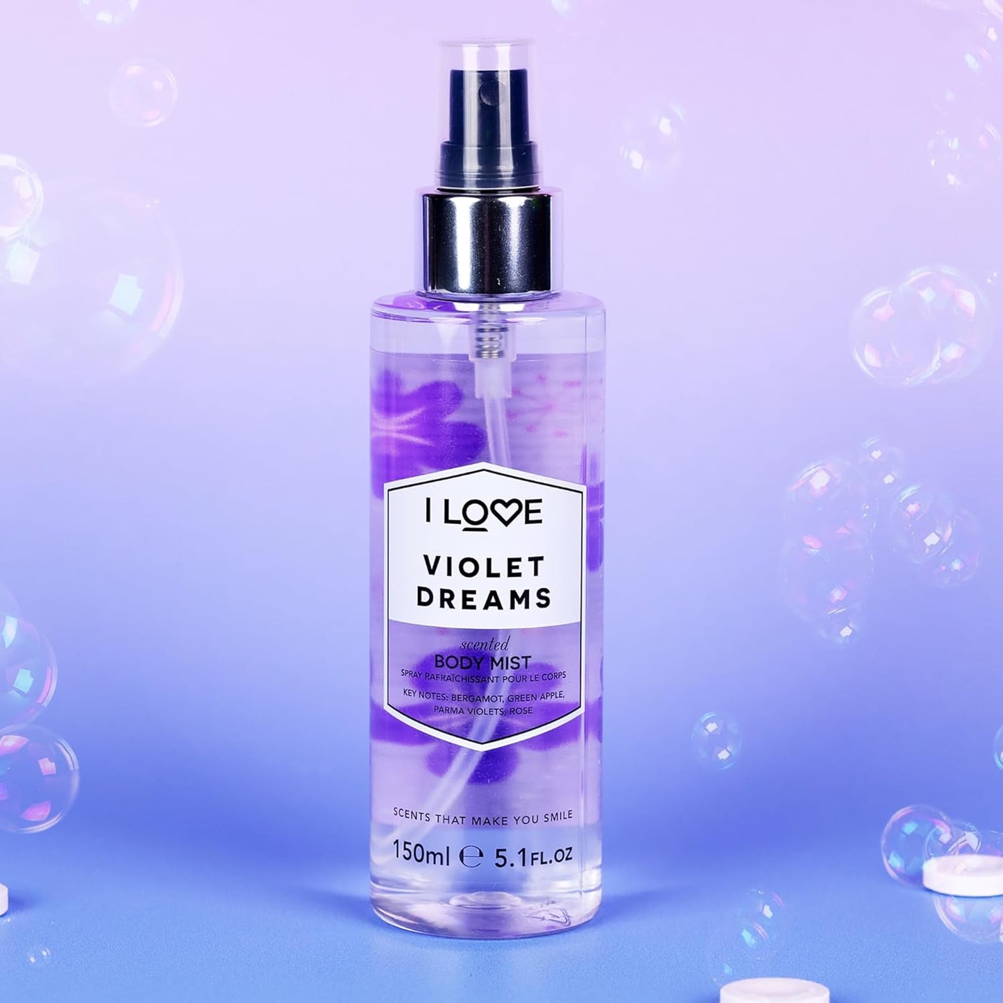 Violet Dreams Body Mist - Long Lasting, Fast Drying, Non-Sticky | 150ml for Her