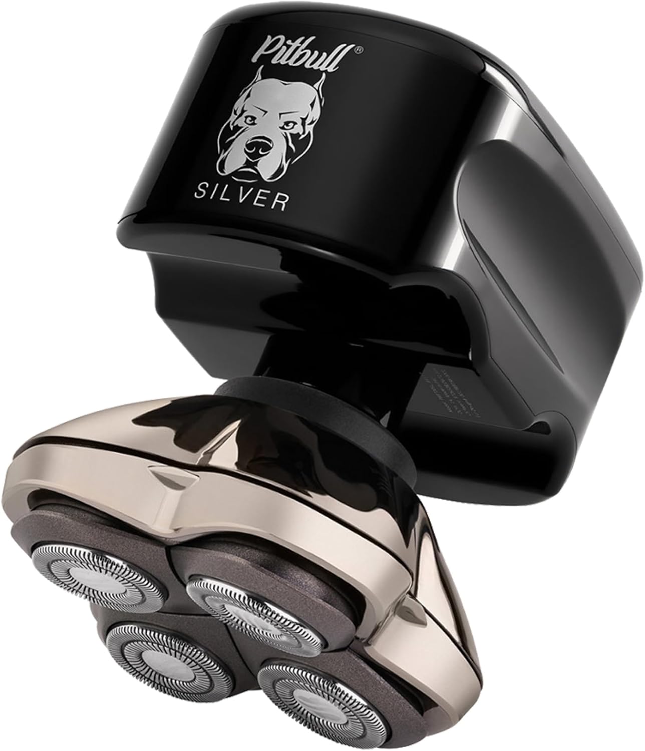 Skull Shaver Pitbull Silver PRO SX5 - Premium Head & Face Shaver for Smooth Shaving