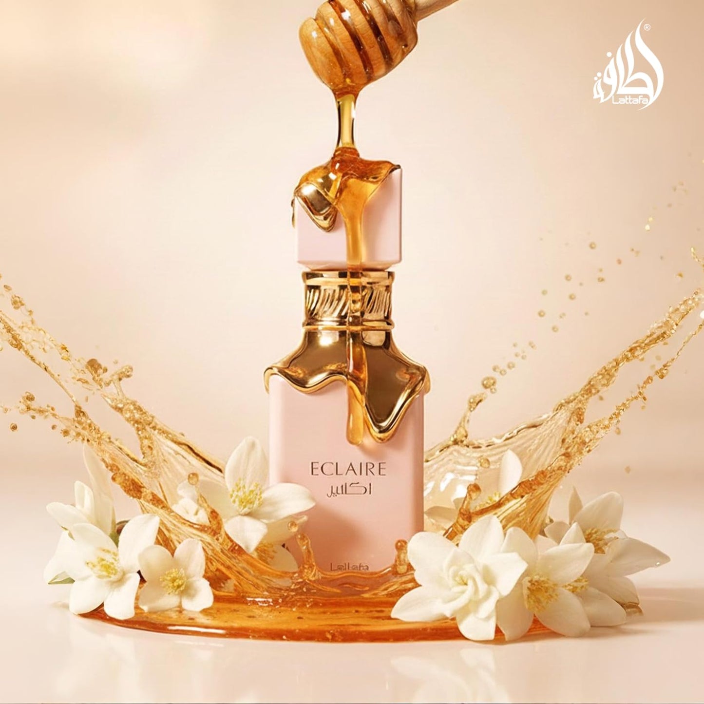 Lattafa Eclaire Vanilla & Caramel Eau de Parfum - Long-Lasting Floral Fragrance for Women | 3.4 oz / 100 ml