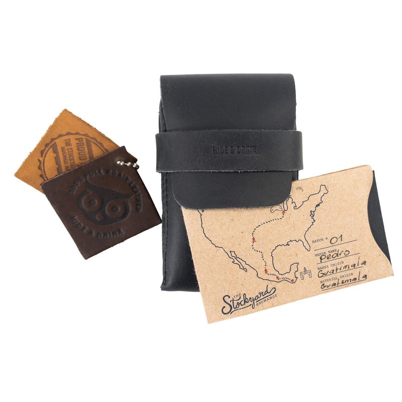 Hide & Drink, Classic Case for Playing Cards (Not Included) Secure Storage, Playing Deck Holder, Travel Accessory, Full Grain Leather, Handmade, Bourbon Brown