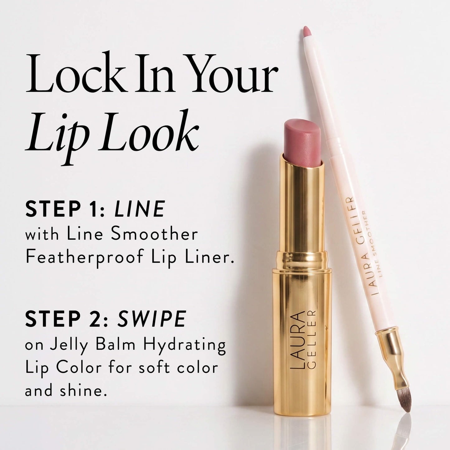 LAURA GELLER NEW YORK Jelly Balm Tinted Lip Balm – Sheerly Amazing – Hydrating Lip Color with Shine Finish – Squalane & Vitamin E – Buildable Sheer to Medium Coverage – Vegan & Cruelty-Free