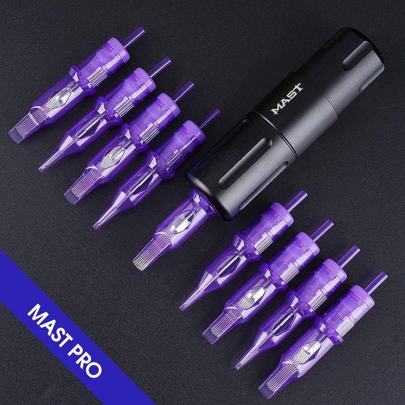Mast Pro Tattoo Cartridges 1005RL 20Pcs Disposable Needles Bugpin #10 5 Round Liner