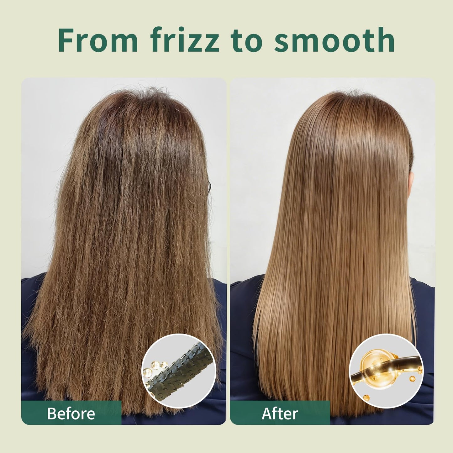 Amifiy Keratin Hair Mask, Multi-care Deep Conditioning Hair Mask for Dry Damaged Hair, Anti-Frizz, Intensive Hydrating & Repairing Deep Conditioner for Strong, Smooth and Silky Hair, 8 Fl Oz