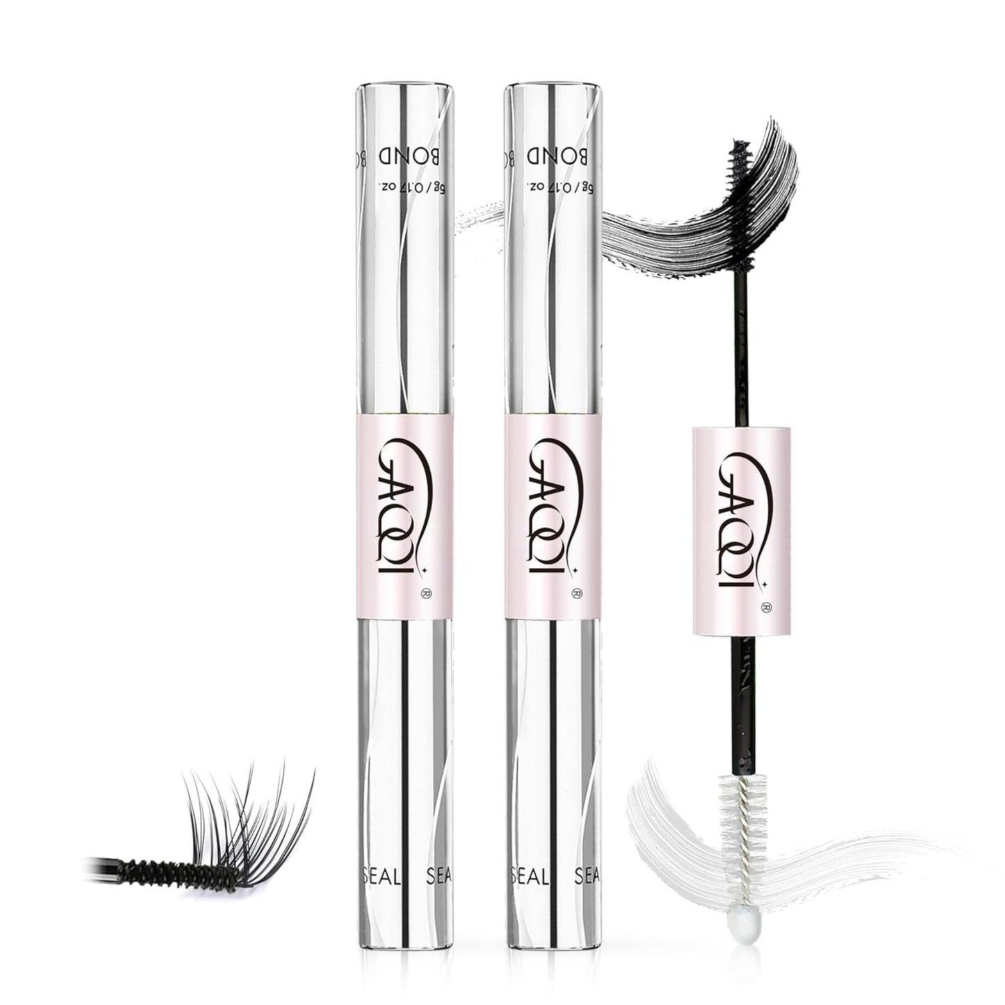 Lash Bond and Seal Set - 10ml Waterproof Lash Cluster Glue + 5ml Gentle Remover | Strong Hold for 72 Hours