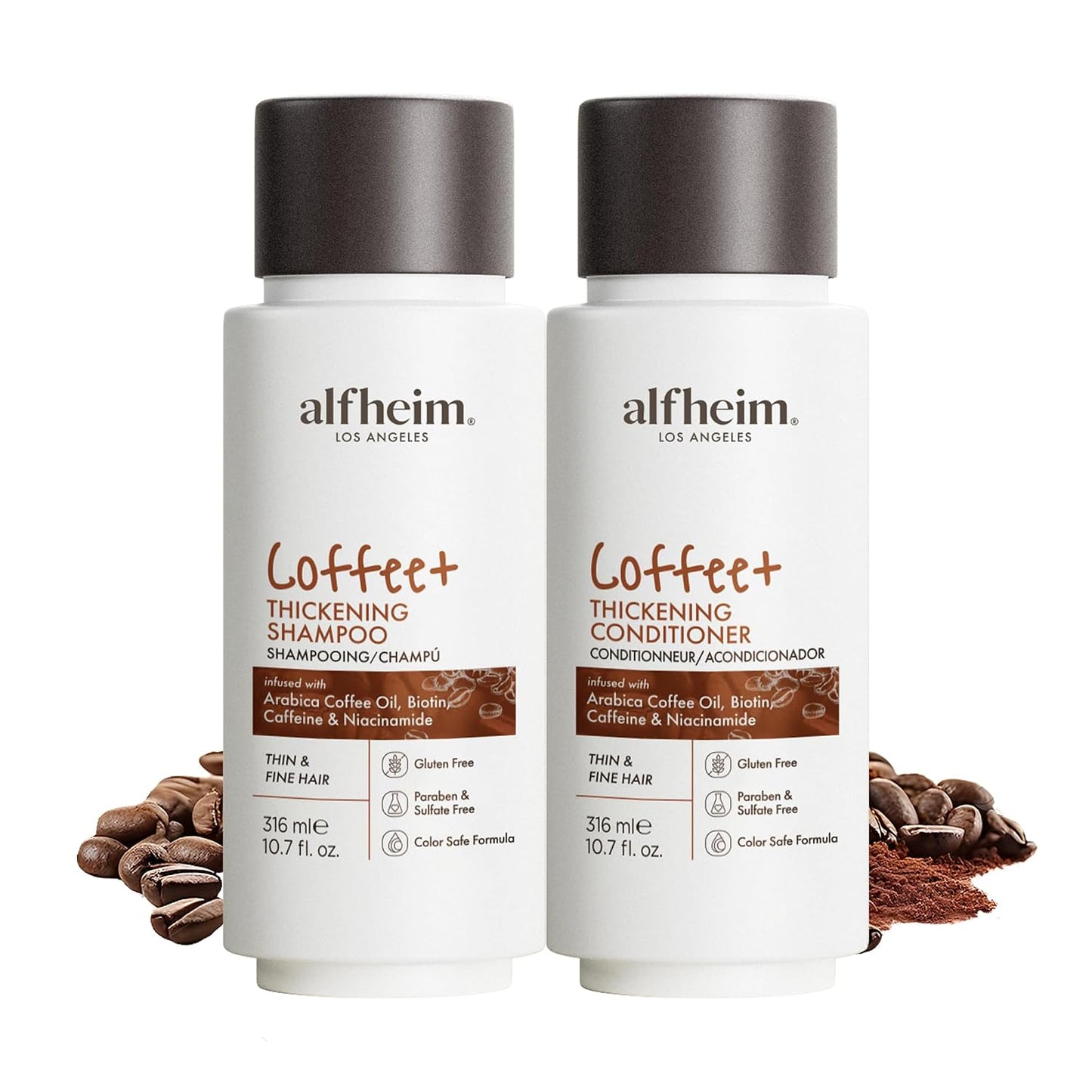 Rosemary+ Purifying Shampoo & Conditioner Set - Balancing Care for Oily & Fine Hair | 18 oz x2