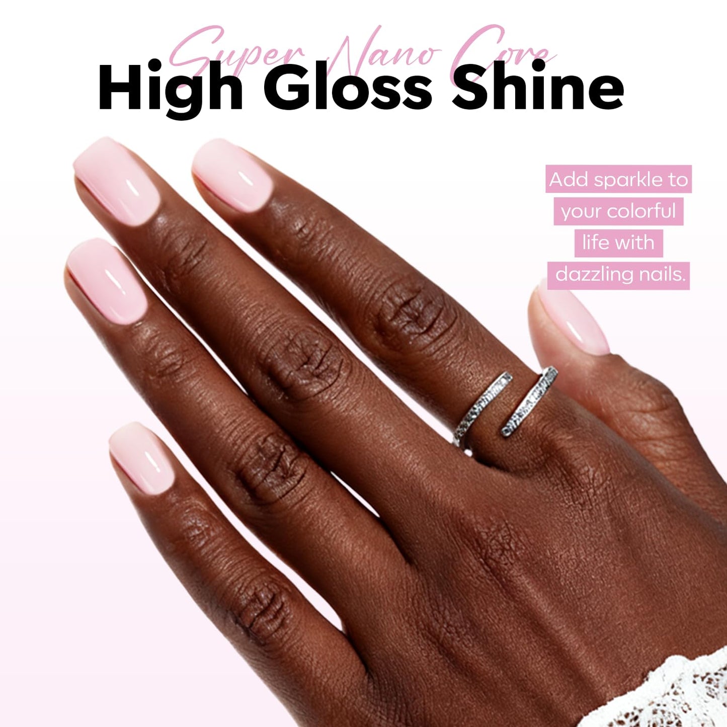 modelones Pink Gel Polish Jelly Sheer Milky Pink Gel Nail Polish Nude Polish Translucent Soak off LED Nail Gel DIY Manicure Soap Nails Clean Nail Polish 15 ML
