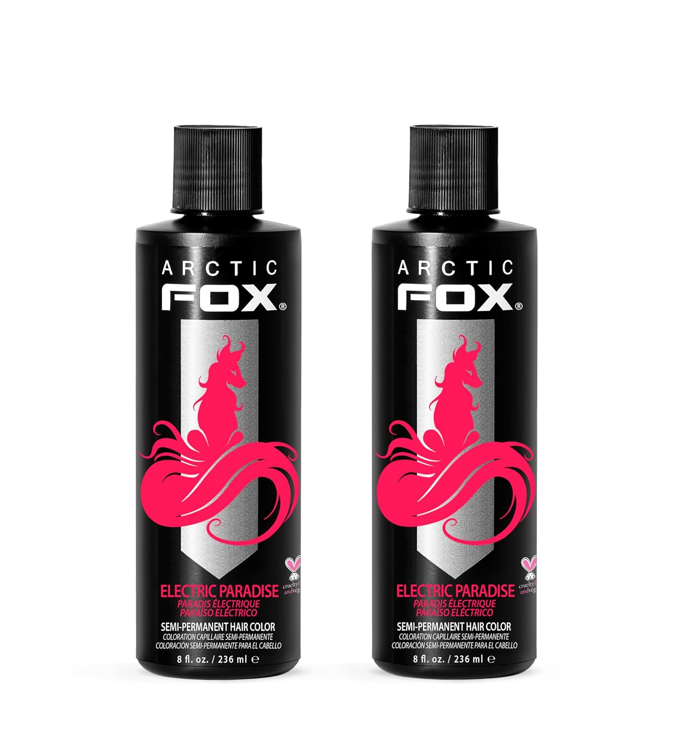 Arctic Fox Semi-Permanent Hair Dye - Vibrant Purple AF Color | Vegan, Ammonia-Free, 4 Fl Oz