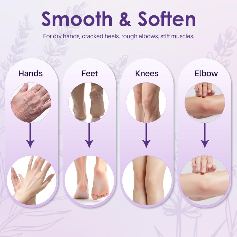 Paraffin Wax Kit - Paraffin Wax Refills - Paraffin Wax for Hand and Feet Refill, Paraffin Wax for Hands, Skin Moisturizing, Non-Greasy, Easy-Peeling