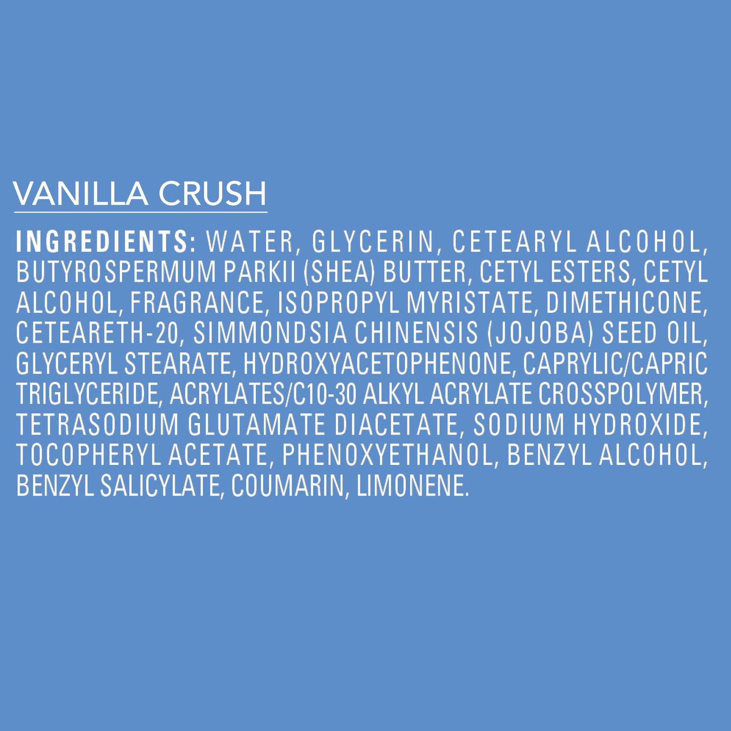 Jergens Shea Fusion Vanilla Crush Body Lotion for Dry Skin, Moisturizing Body Lotion with Shea Butter and Vitamin E, 14 fl oz