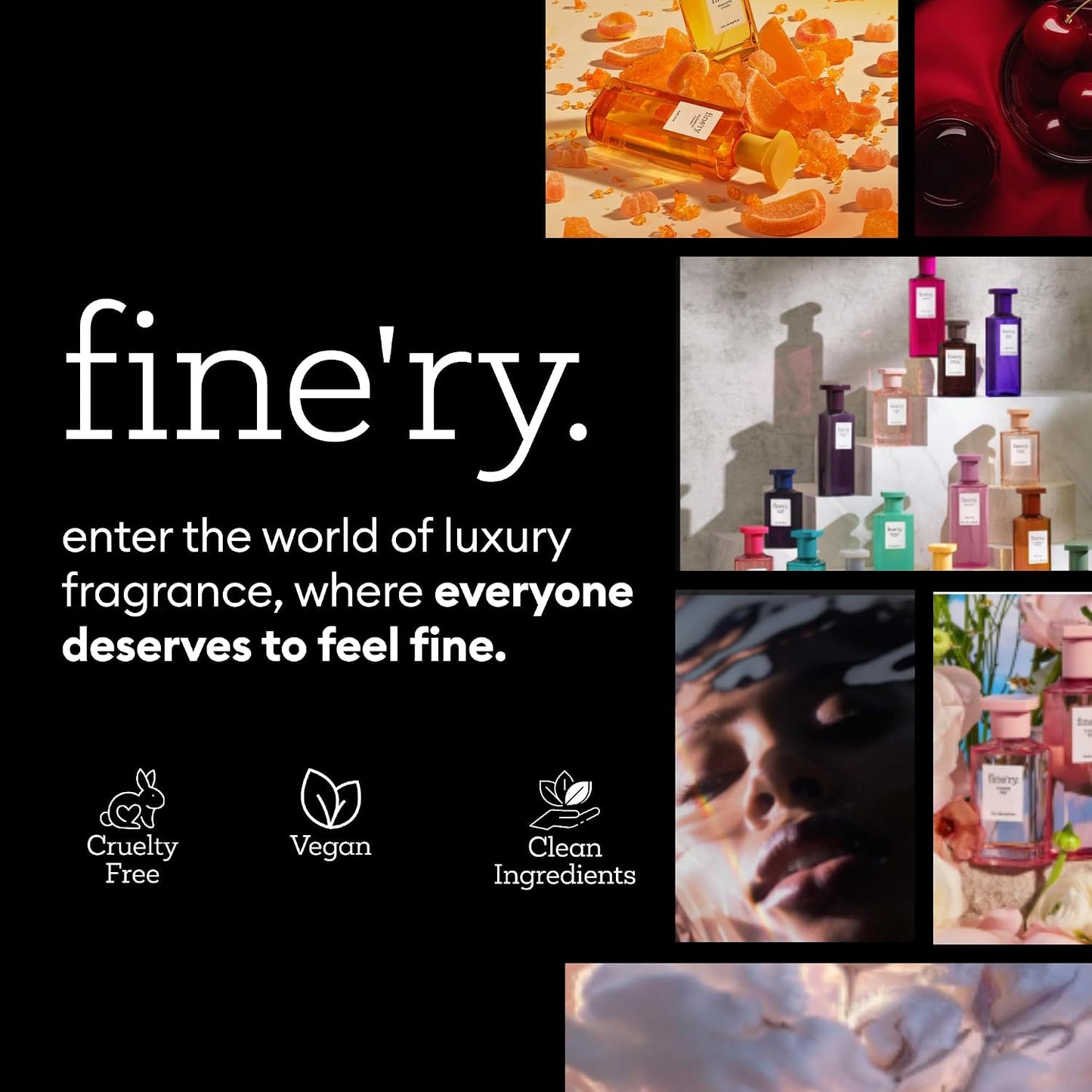 Gourmand Fragrance Body Mist Gift Set - Cherry, Pistachio & Vanilla | Vegan & Cruelty-Free | 5 oz x 3