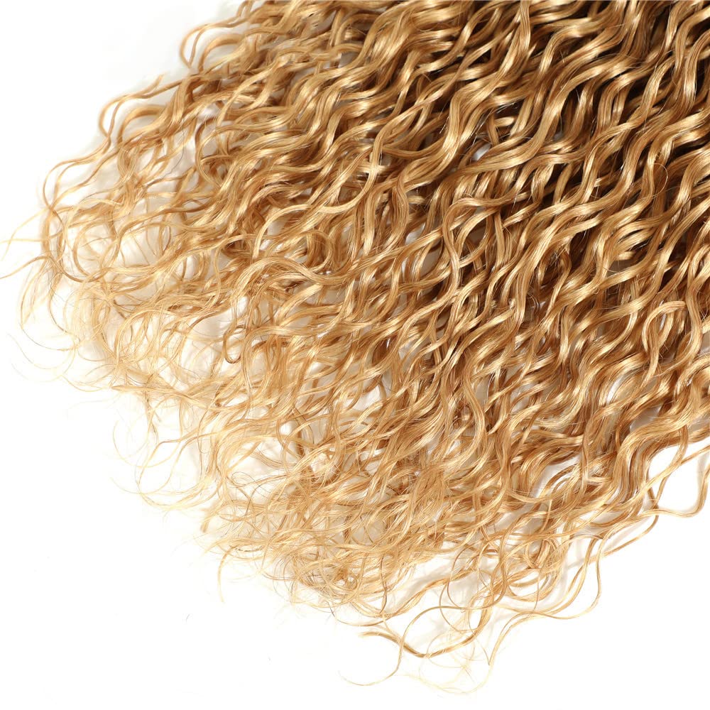 28 28 28 inch Blonde Bundles Human Hair #27 Kinky Curly Bundle Honey Blonde Human Hair 3 Bundles