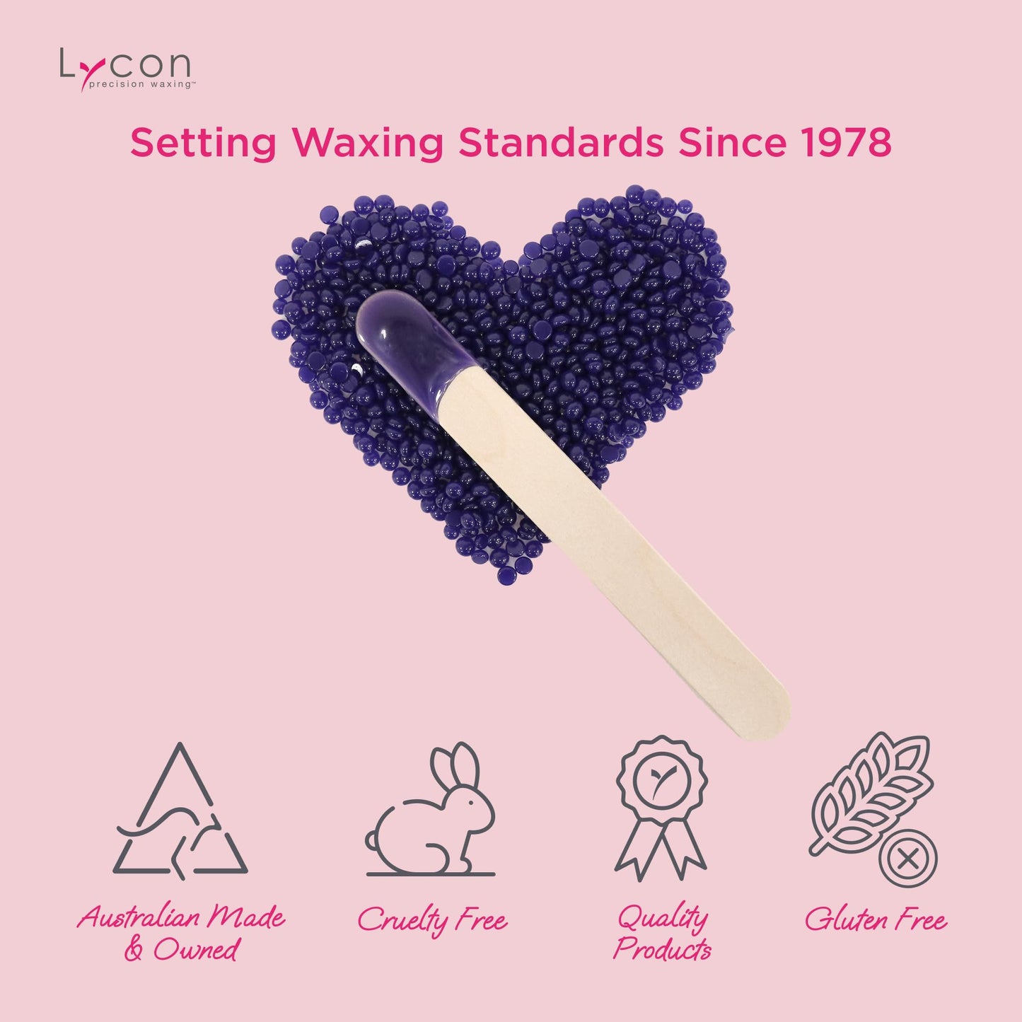 Lycon LycoDream Hybrid Stripless Hard Wax Beads for Hair Removal, Super Gentle and Pliable for Effortless Use with Professional-Grade Soothing Formula, Suitable for Sensitive Skin, 5kg