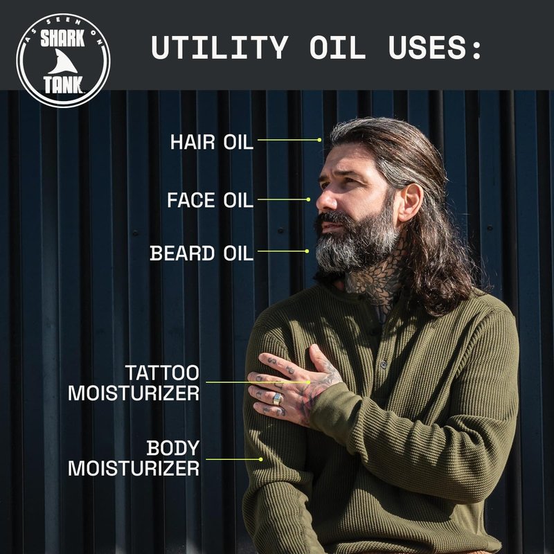 Beardbrand Beard Oil for Men with Jojoba & Vitamin E – Softens Stubble, Conditions Skin & Promotes Beard Growth | Teakwood, Rosemary, & Citrus Scent | 2 fl oz