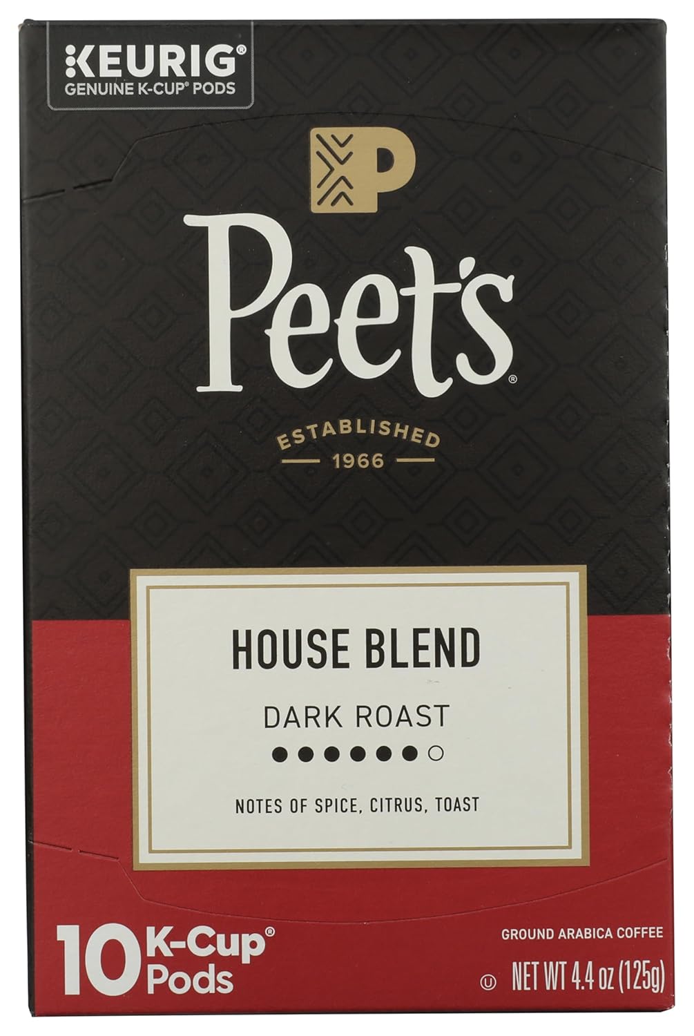Peet's Coffee Dark Roast K-Cup Pods - Major Dickason's Blend | 75 Count 100% Arabica Coffee