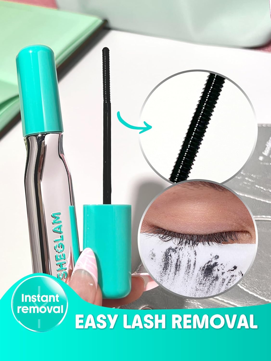 Lashlighter EZ Gentle Mascara Remover - Effortlessly Remove Waterproof Mascara
