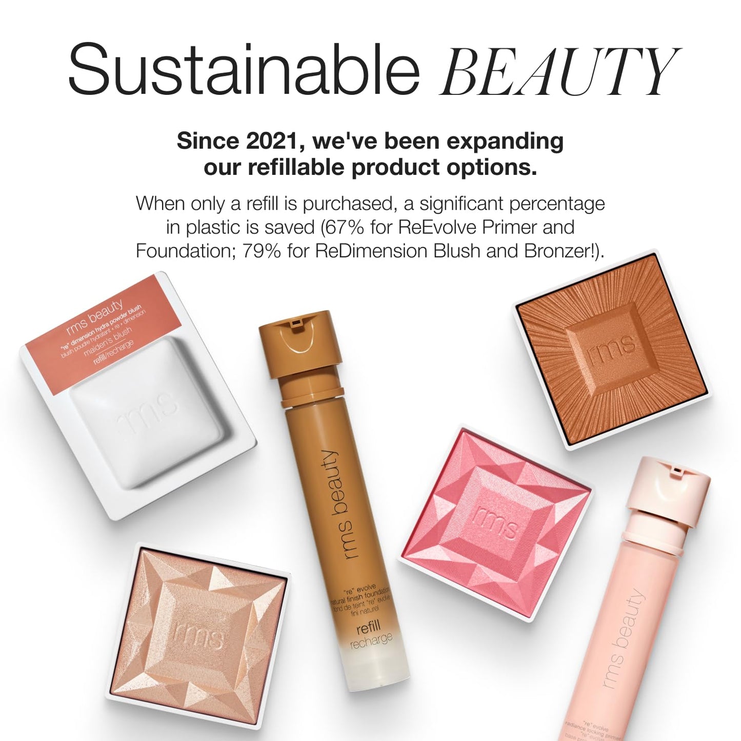RMS Beauty ReEvolve Liquid Foundation - Silicone-Free Medium Coverage Skin Tint for Mature Skin | Hydrating & Firming - 1oz