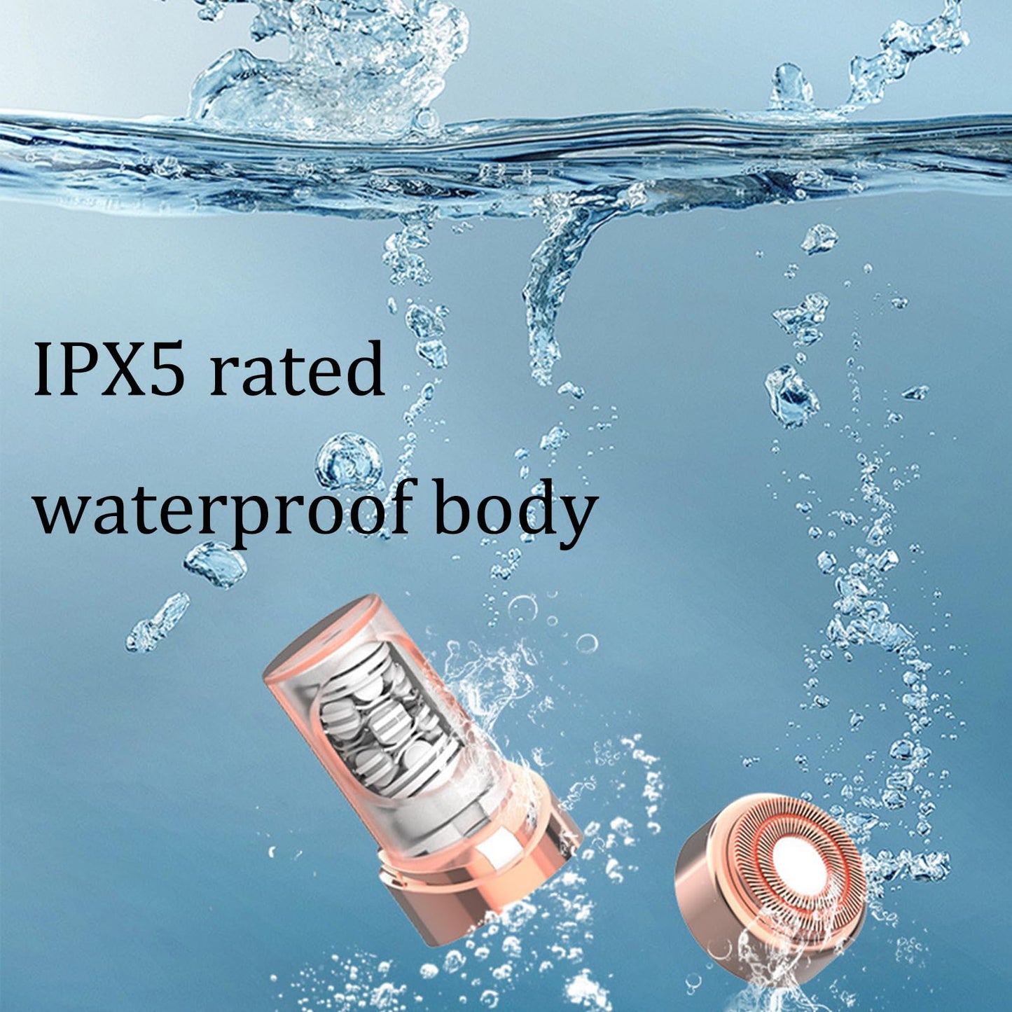 Pluxy Epil Pro 3.0 Women Face Epilator, 2-in-1 Epilator & Trimmer, Cordless Rechargeable Hair Removal for Upper Lip, Chin, Bikini & Legs, Wet & Dry Use Portable with Smooth Skin Kit