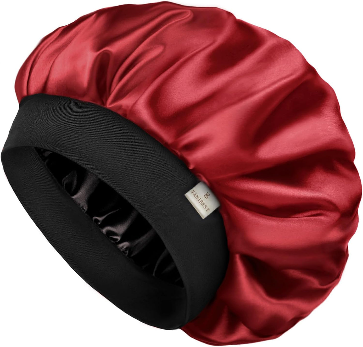 Silk Bonnet for Men & Women - Double Layer Satin Sleep Cap for Natural Curly Hair | Unisex Design