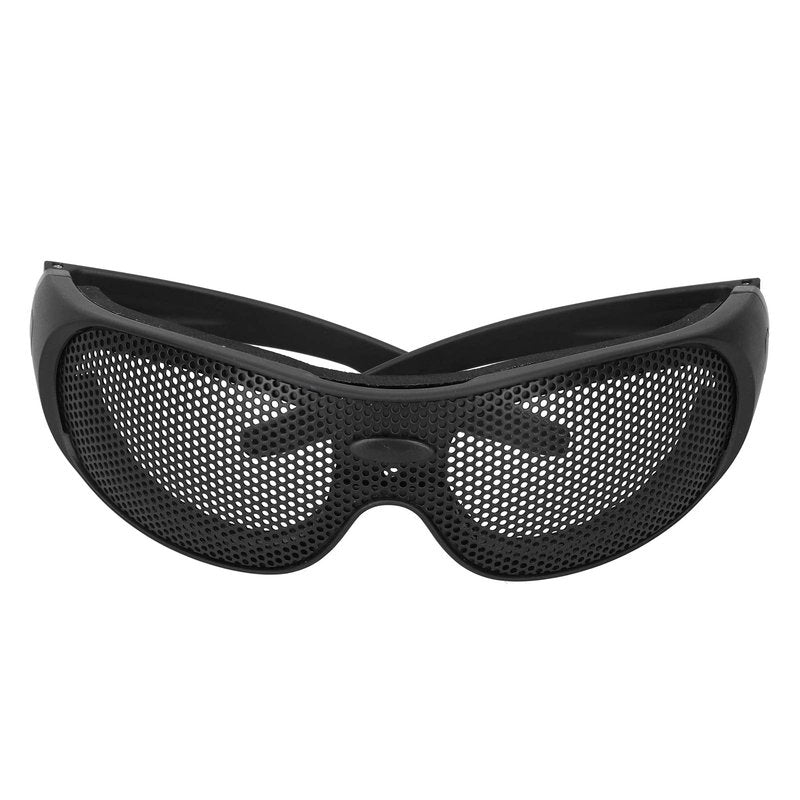 FILFEEL Wire Mesh Lens, Safety Goggles Breathable Shock Iron Safety Glasses Wind And Sand Proof for Outdoor Game Fans Activity