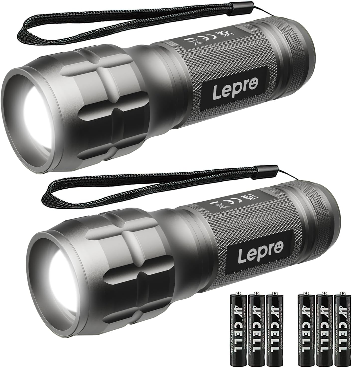 LED Flashlights - High Lumens Waterproof Tactical Flashlight | Adjustable Focus for Outdoor & Emergency Use