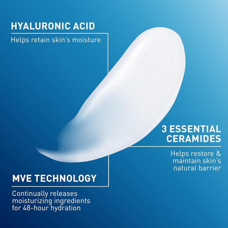CeraVe Daily Moisturizing Lotion - Hydrating Body & Face Moisturizer with Hyaluronic Acid | Fragrance-Free, 19 Oz