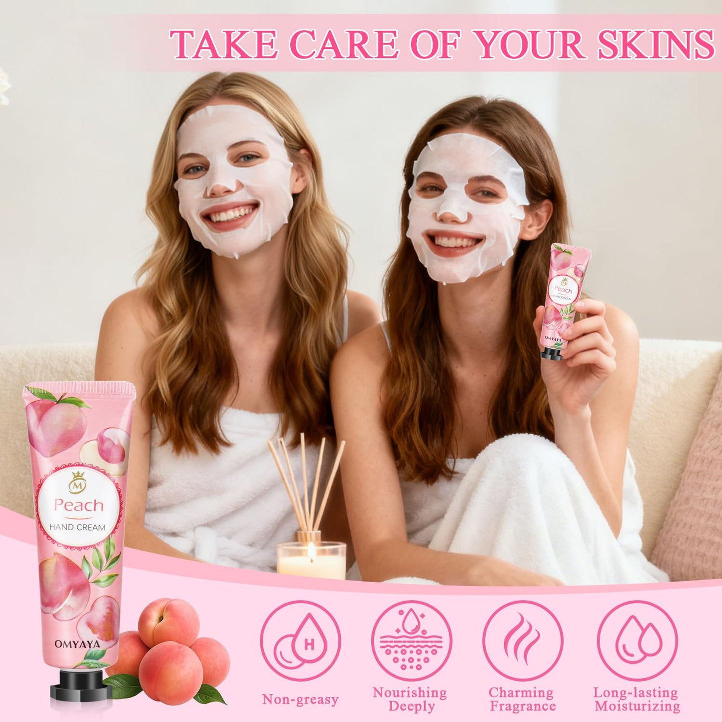 72 Pcs Bulk Gifts For Women, Bulk Facial Mask, Lip Balms, Hand Creams & Under Eye Patches, Spa Party Supplies,Party Favors For Bridal Wedding, Baby Shower,Sleepover Party, Christmas Stocking Stuffers