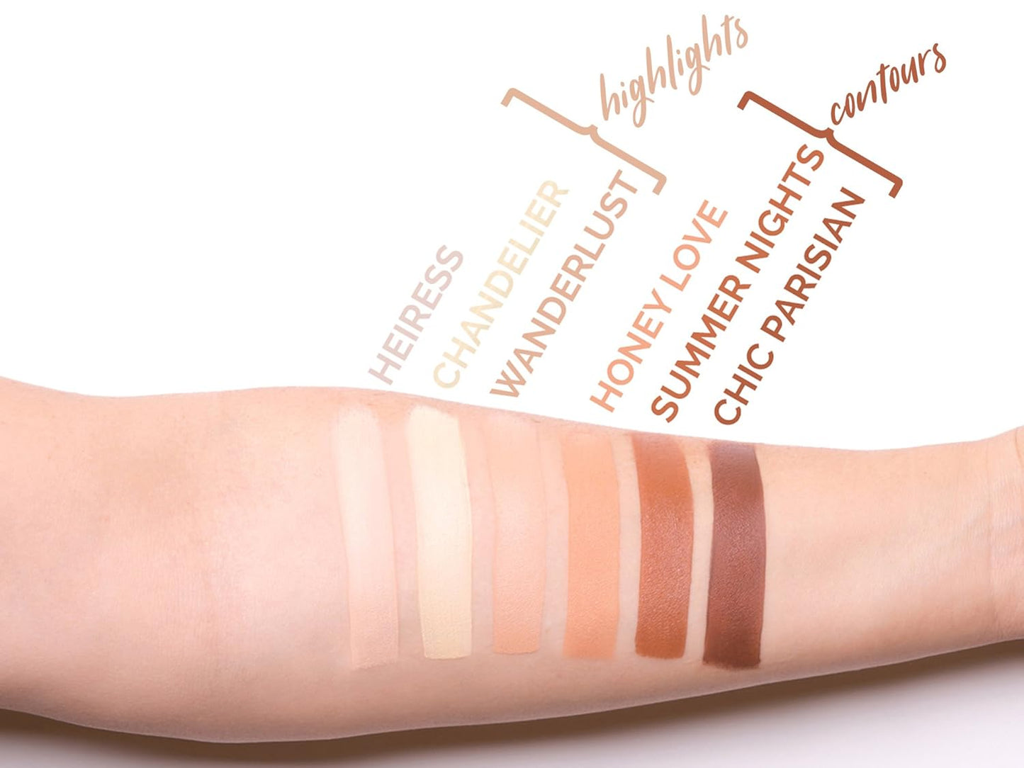 Aesthetica Cosmetics Cream Contour & Highlighting Kit | Vegan Contouring Palette with Step-by-Step Instructions